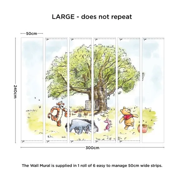 Large Wall Mural Easy Application - Multicolor