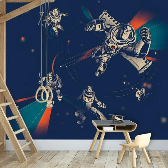 Lightyear Wall Mural - Multicolor, Nonwoven Paper