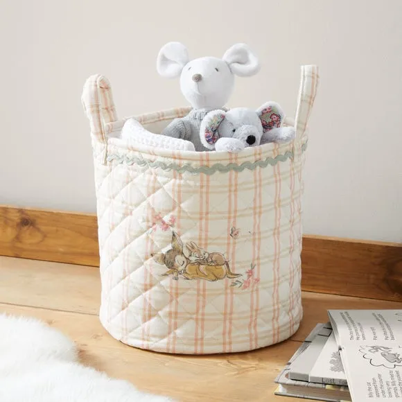 Medium Round Storage Basket - Natural, Cotton image