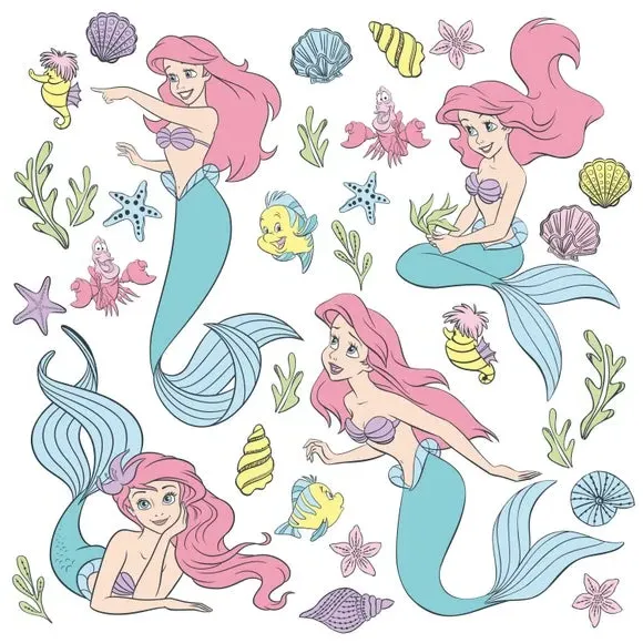 Medium Wall Sticker - Blue, PVC