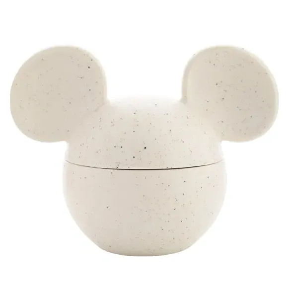 Mickey Mouse Candle with Lid - White, Ceramic image