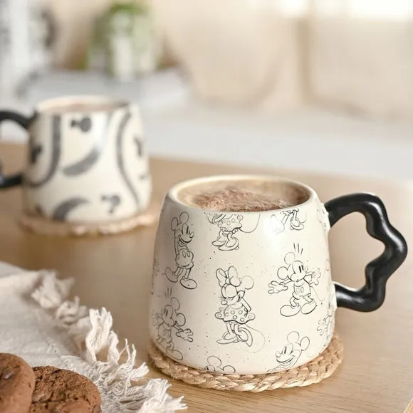 Mickey Mouse Mug with Ear Handle - White, Dolomite image