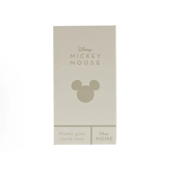 Mickey Mouse Shapes Glass Vase - Clear