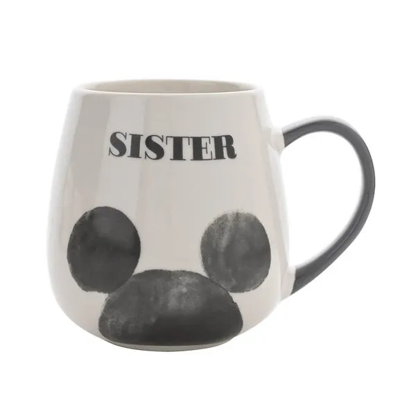Mickey Mouse Sister Mug - White, Ceramic