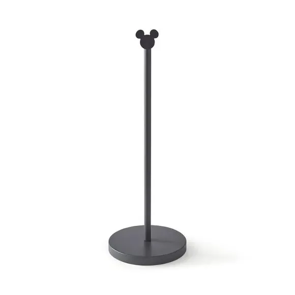 Mickey Mouse Toilet Roll Storage - Black, Metal
