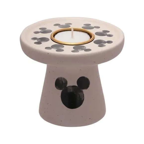 Mouse Head Tealight Holder - White, Ceramic image