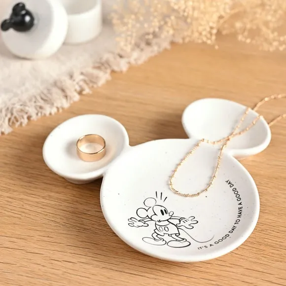Mouse-Shaped Trinket Dish - White, Ceramic image