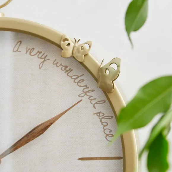 Pocket Watch Wall Clock - Natural