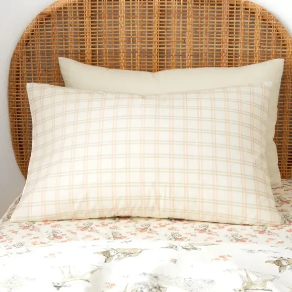 Reversible Duvet Cover Set - Natural, Cotton