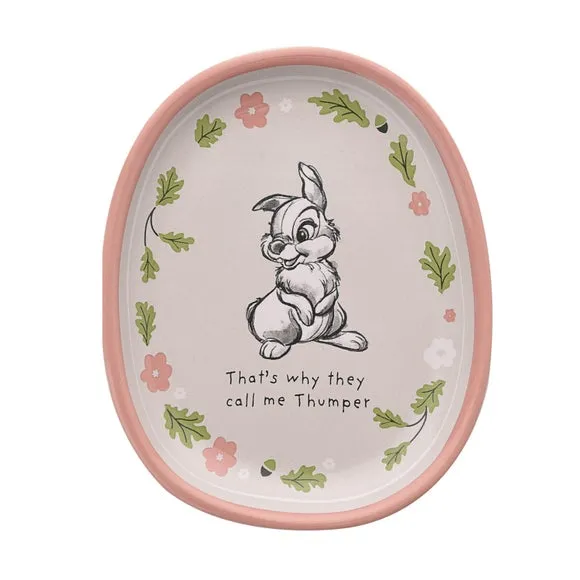 Set of 2 Trinket Dishes with Character Design - Pink
