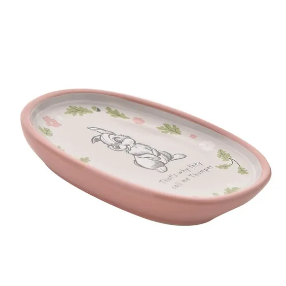 Set of 2 Trinket Dishes with Character Design - Pink