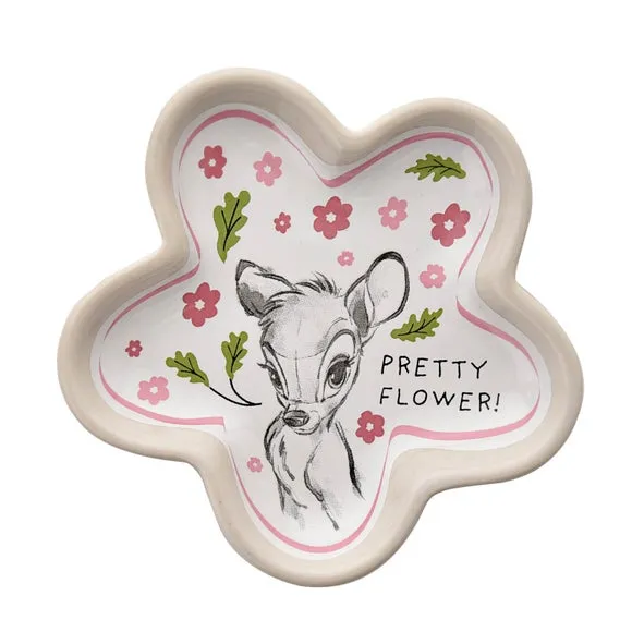 Set of 2 Trinket Dishes with Character Design - Pink