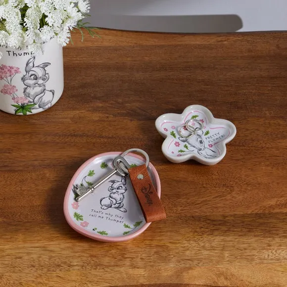 Set of 2 Trinket Dishes with Character Design - Pink image