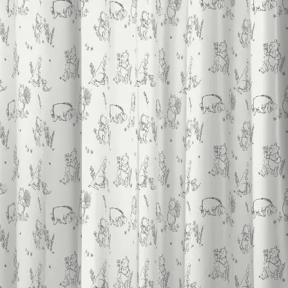 Shower Curtain with Character Print - Natural
