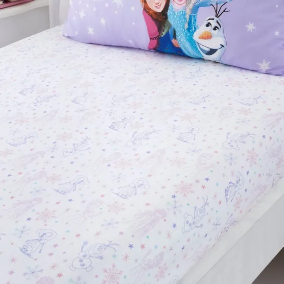 Single Fitted Sheet with Print - Multicolor, Cotton