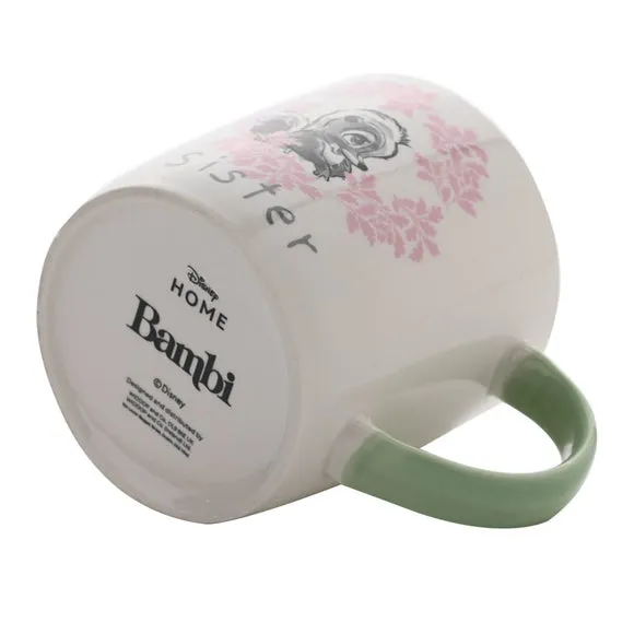 Sister Mug with Character Design - White, Bone China