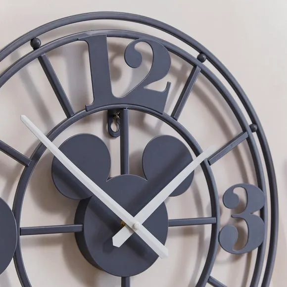 Skeleton Wall Clock - Charcoal