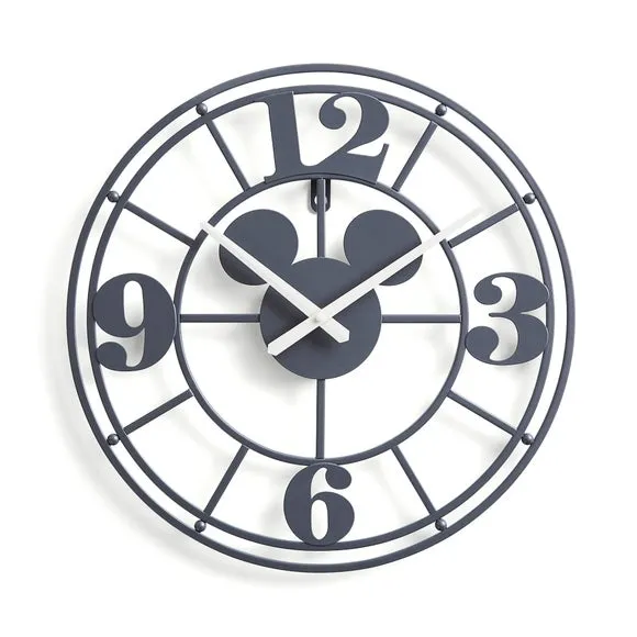 Skeleton Wall Clock - Charcoal