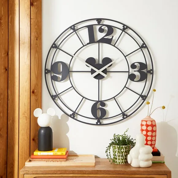 Skeleton Wall Clock - Charcoal
