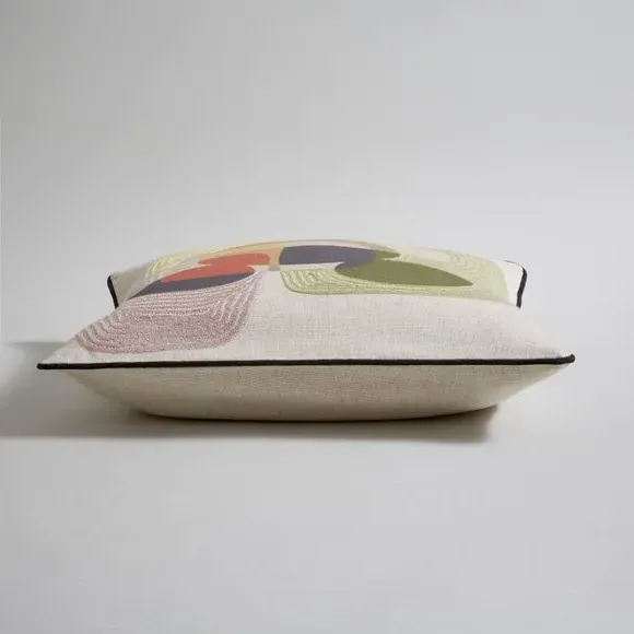 Square Cushion with Character Design - Cotton