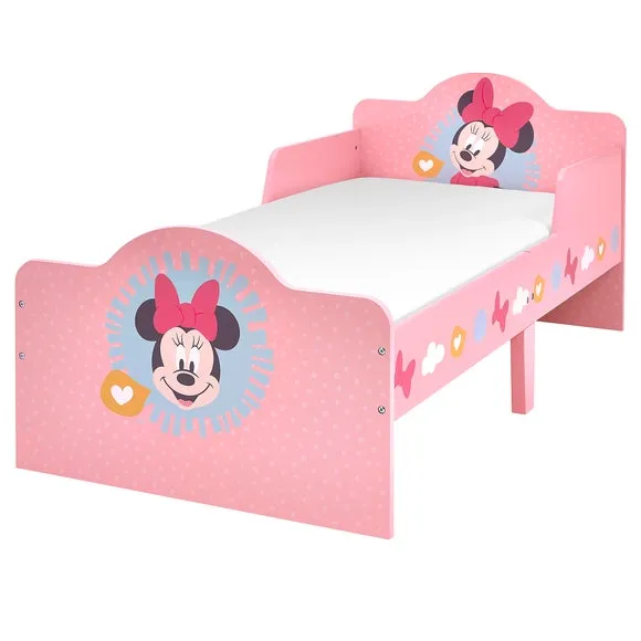 Toddler Bed with Graphics - Pink