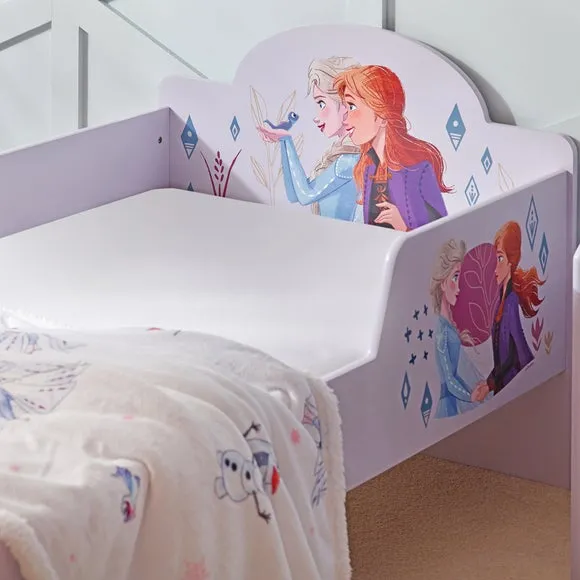 Toddler Bed with Graphics - Purple