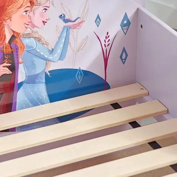 Toddler Bed with Graphics - Purple