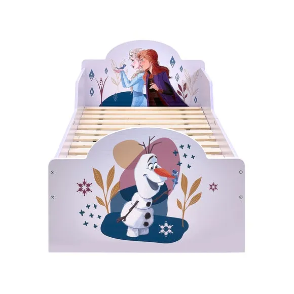 Toddler Bed with Graphics - Purple