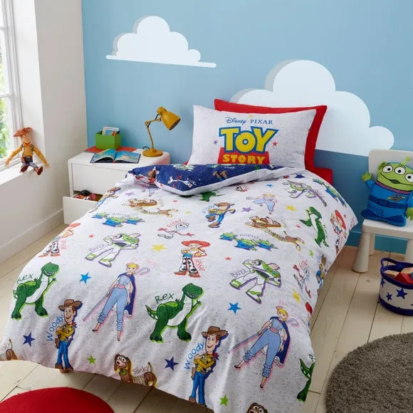 Toy Story Duvet Cover Set - Grey, Polycotton image