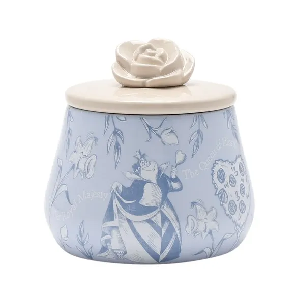 Trinket Box with Glazed Finish - Blue, Ceramic