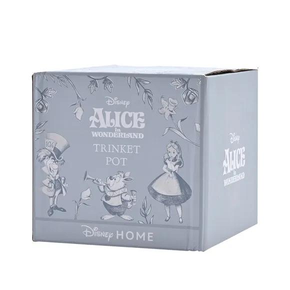 Trinket Box with Glazed Finish - Blue, Ceramic