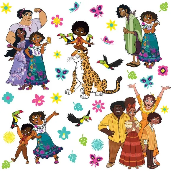 Wall Stickers Self-Adhesive - Multicolor, PVC