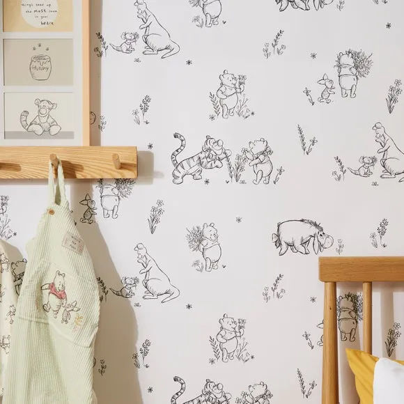 Winnie Pooh Wallpaper - Natural, Paper