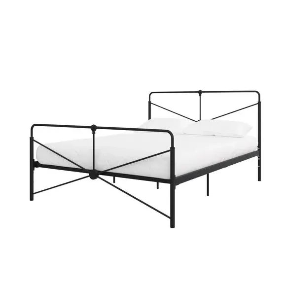 Leopold Bed Frame - Black, Metal