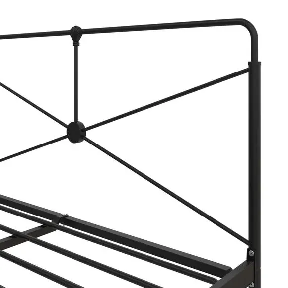 Leopold Bed Frame - Black, Metal