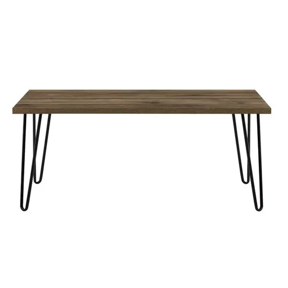 Retro Coffee Table with Hairpin Legs - Walnut