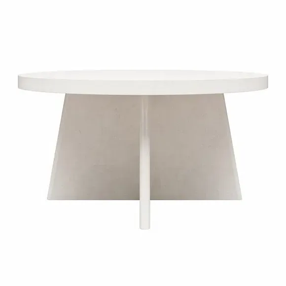 Round Coffee Table - Natural, Engineered Wood
