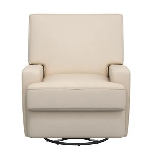 Swivel Gliding Recliner Chair - Beige