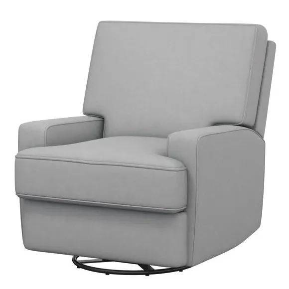 Swivel Gliding Recliner Chair - Grey