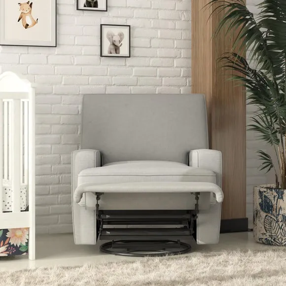 Swivel Gliding Recliner Chair - Grey