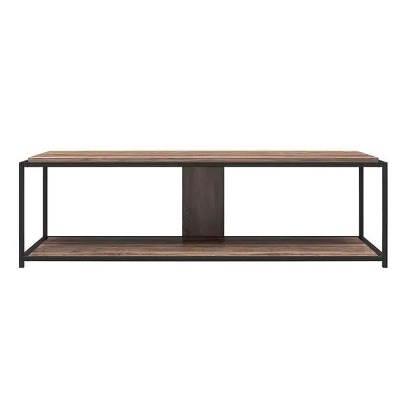 TV Unit with Open Shelf - Oak, Wood