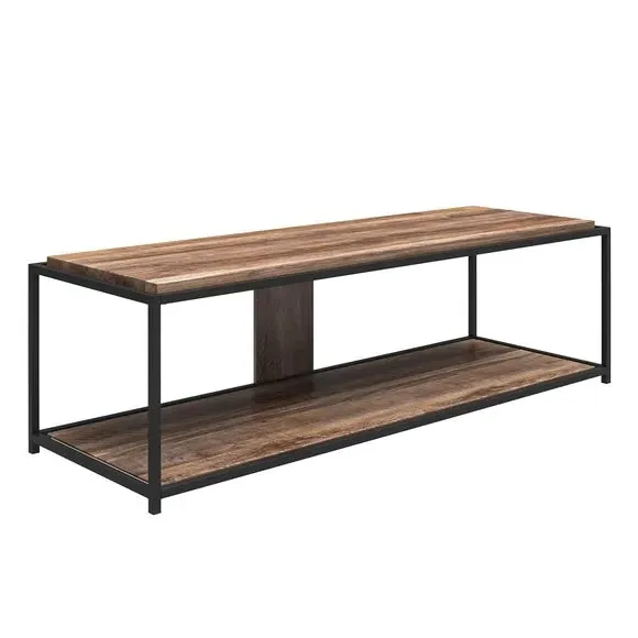 TV Unit with Open Shelf - Oak, Wood