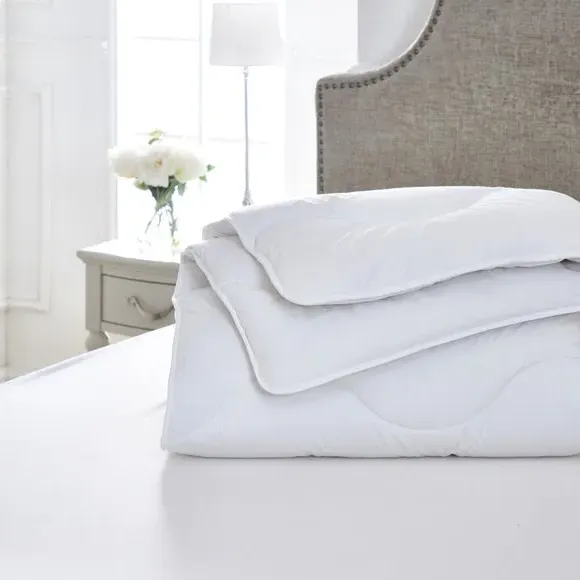 15 Tog Winter Duvet Anti-Allergy - White, Cotton image