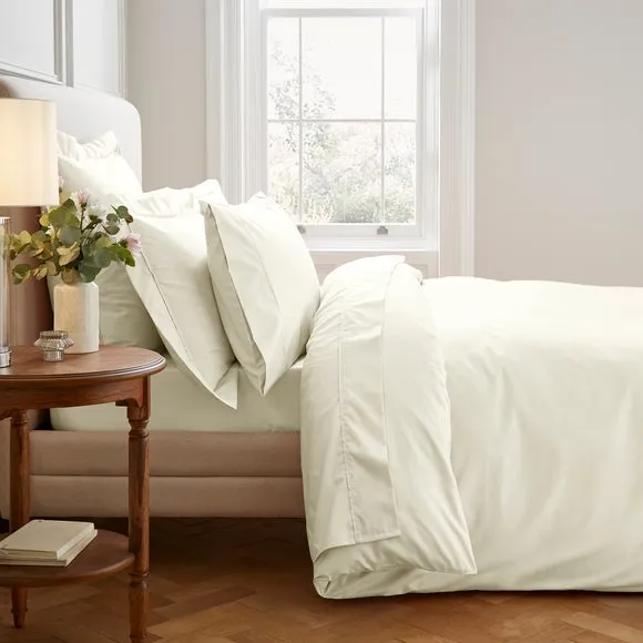 400 Thread Count Duvet Cover - Cream, Cotton