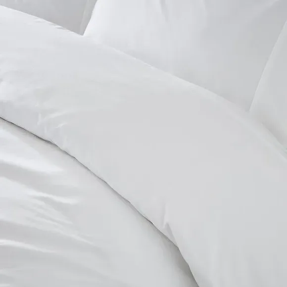 400 Thread Count Duvet Cover - White, Cotton