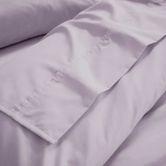 400 Thread Count Flat Sheet - Lilac, Egyptian Cotton
