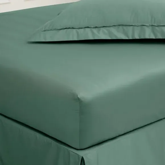 500 Thread Count Fitted Sheet - Mineral, Cotton
