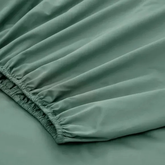 500 Thread Count Fitted Sheet - Mineral, Cotton