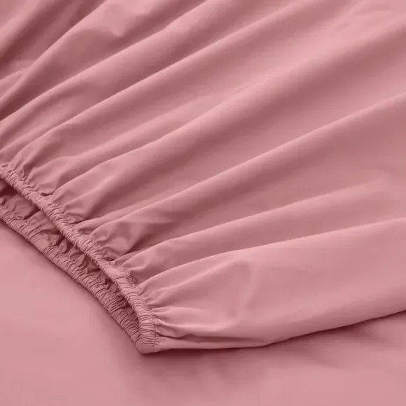 500 Thread Count Fitted Sheet - Rose, Cotton