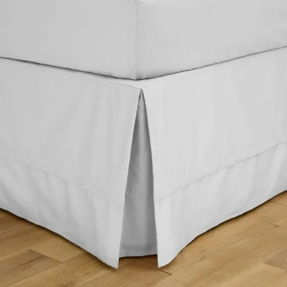 500 Thread Count Valance Sheet - Silver, Cotton image